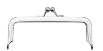 Fecho P/Bolsa Vovó Retangular Em Metal 10cm ou 14cm