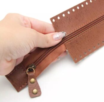 Canal de zíper  ideal para bolsas Ziper 21cm Canal 14,5cm x 7cm