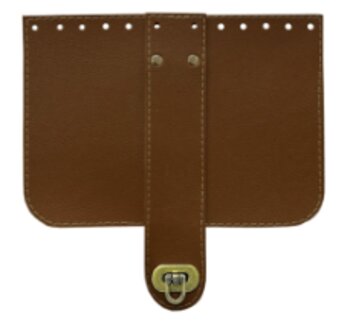 Aba para Bolsa de Croche Torniquete  20cm x 14,5cm