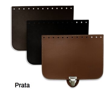 Aba para Bolsa de crochê 20cm x 18cm
