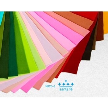 Feltro Santa fé Liso 50cm x 140m - cores