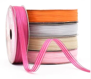 Fita Voal com Cetim 7mm - N1 - 10m