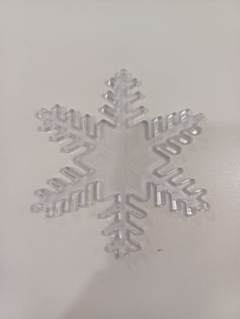 Base Acrílica Formato Estrela 8cm Com Com 4 Unidades