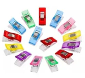 Kit De Clips Prendedor Coloridos Para Quinting Dois Tamanhos