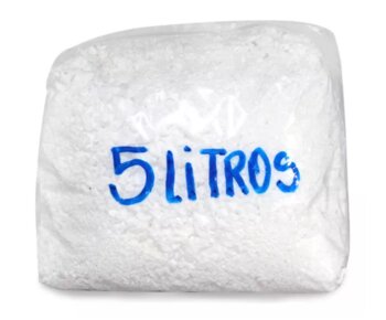 Flocos De Isopor Pacote Com 5 Litros