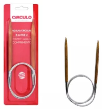 Agulha Circular De Bambu Circulo
