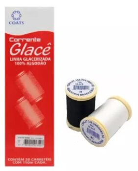 Linha Para Costura Corrente Glacê N.30 de Algodão