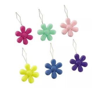 Passador Colocador Linha Em Agulha Costura Flor Coloridos