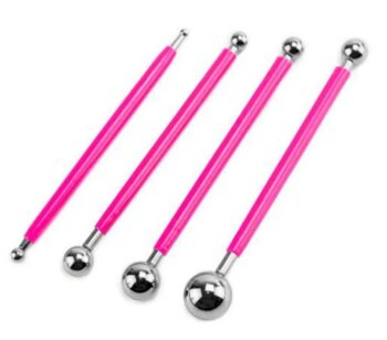 Kit boleador De Metal Lanmax com 4 Tamanhos Em Ao Inoxidável