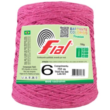 Barbante Fial cores numero 6  751m