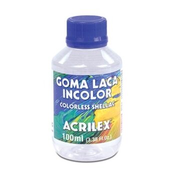 Goma Laca  Acrilex 100ml Incolor