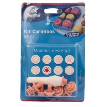 Kit Carimbo para Biscuit Pasta Americana Lançamento Bluestar Artesanato várias opções