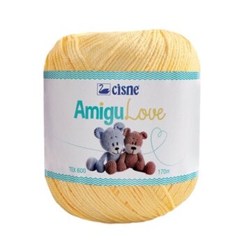 Linha Amigulove Cisne para crochê amigurumi 170m