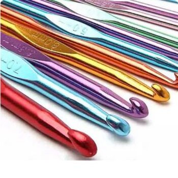 Agulha Croche em Aluminio - 2mm à 8mm